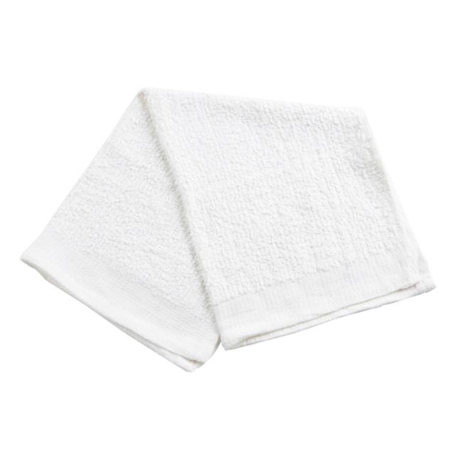 Side Towel/Bar Mop - 15''x18'' - White