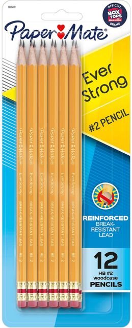 PENCIL WOODCSE EVRSTRONG 12CT
