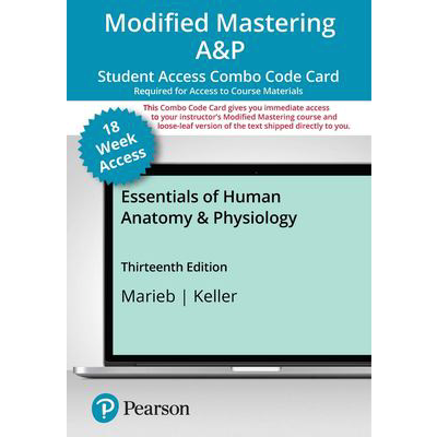 Mastering A&amp;P with Pearson eText + Print Combo Access Code for Essentials of Human Anatomy &amp; Physiology