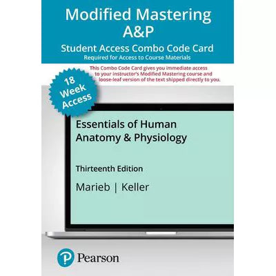 Mastering A&amp;P with Pearson eText + Print Combo Access Code for Essentials of Human Anatomy &amp; Physiology