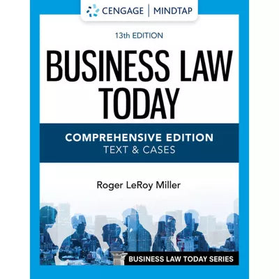 MindTap for Miller's Business Law Today, Comprehensive, 2 terms Instant Access