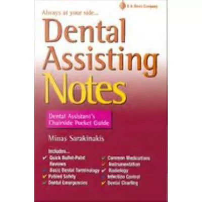 Dental Assisting Notes : Dental Assistant's Chairside Pocket Guide