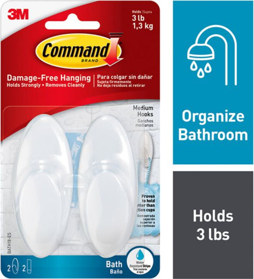 MED BATH HOOK 3 LB 2PK